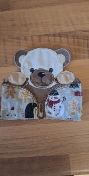 Doodle Applikationsdatei Teddy mit Reissverschluss