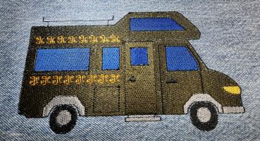 Vollstickdatei Camping 2024