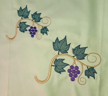 Vollstickdatei Weinranke