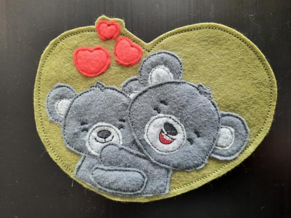 Doodle - Applikationsdatei Bärenmama mit Kind