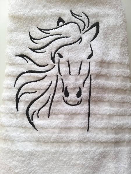 Vollstickdatei Pferdekopf