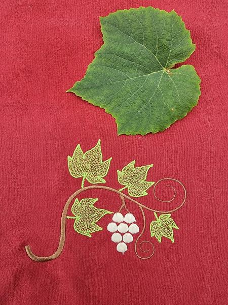 Vollstickdatei Weinranke